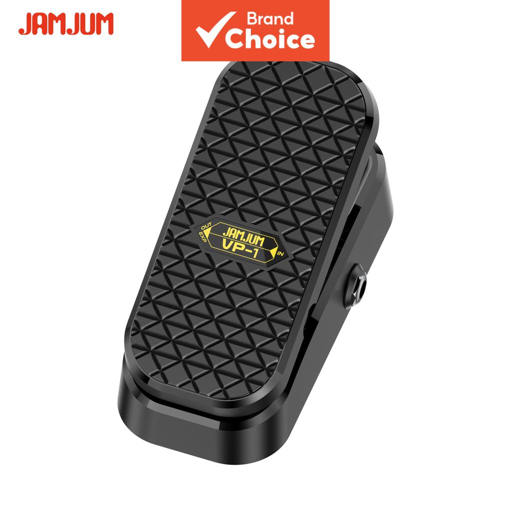 JAMJUM VP-1 Pedal passivo com volume e expressão dupla função, design antiderrapante para pedais de efeitos de guitarra