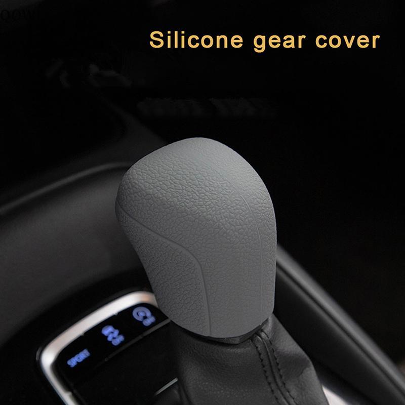 qo Carro Silicone Automático Botão De Mudança De Engrenagem Capa Antiderrapante Shifter Universal Ajuste Lidar Com Autom