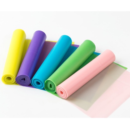 4 Pcs Faixa EláStica De ResistêNcia Com 1,5M Para Loga Pilates Fitness ExercíCio SaudáVel PromoçãO