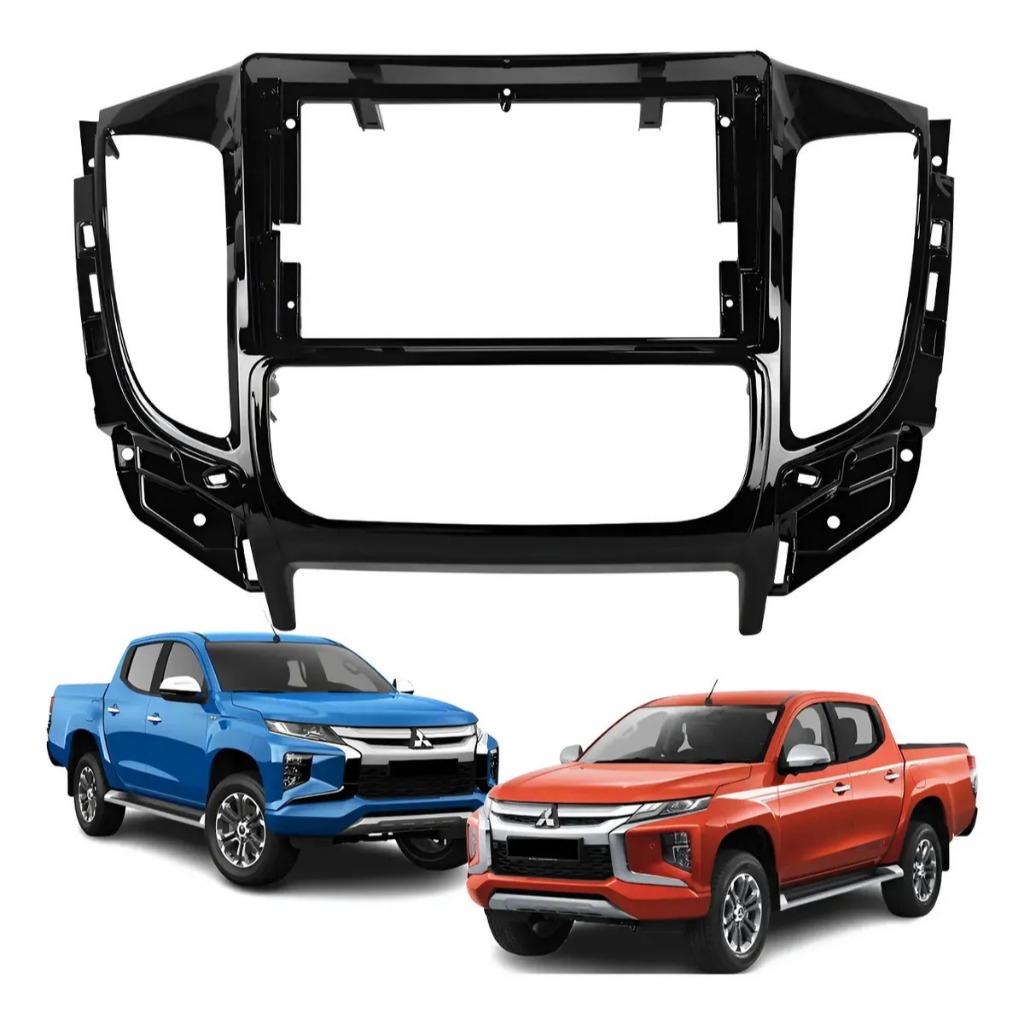 MOLDURA DE 9POL L200 TRITON 2018/22 BLACK PIANO AR DIGITAL