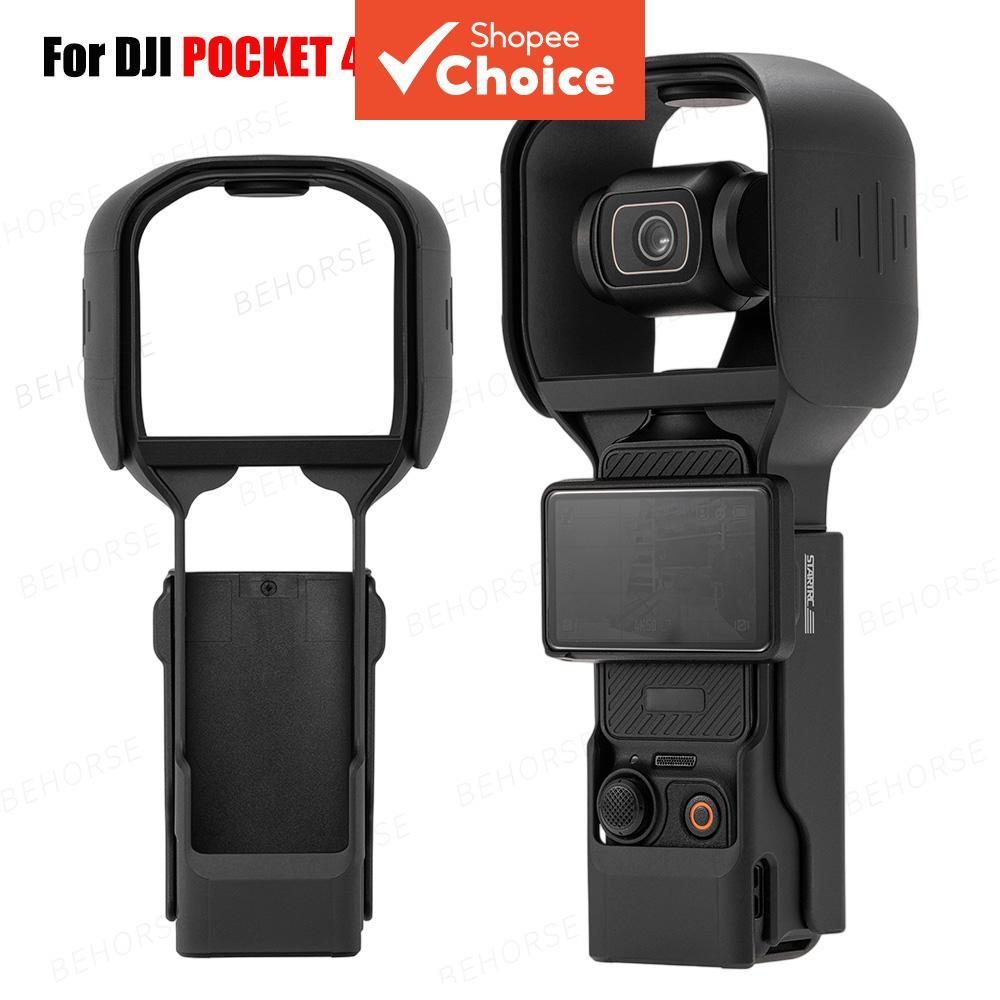 Câmera Tripé Montagem Bolso 4 Flip Proteção Caso Flexível Snap on Capa À Prova De Choque Para DJI Osmo Pocket 4 3 Handhe