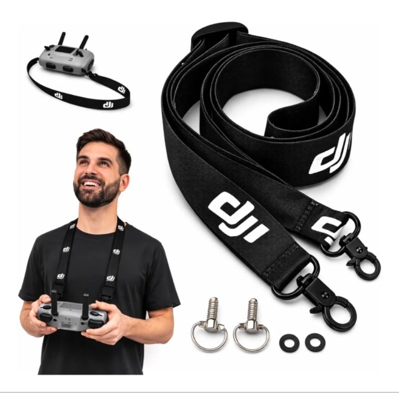 Cordão Alça Pescoço Controles Dji Rc, Rc2, Neo, Neo 2, Flip, Mini 3, Mini 4 Pro, Mini 5 Pro, Air 3, Air 3s, Mavic 3
