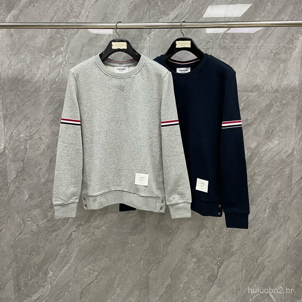 NPY9 Spring and autumn double sleeve logo crew neck sweatshirt, unisex fashion casual set, versatile style
