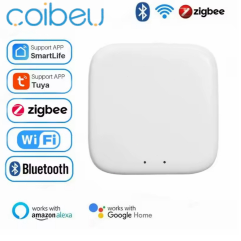 COIBEU Zigbee gateway tuya inteligente wifi bluetooth sem fio multi modo gateway app alexa google