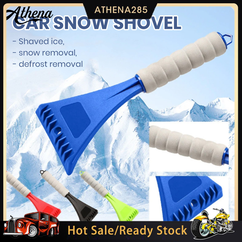 ATH_Car Raspador De Gelo Antiderrapante EVA Grip Handle Hangable Multifuncional Mini Heavy-duty Auto Windshield Degelo R