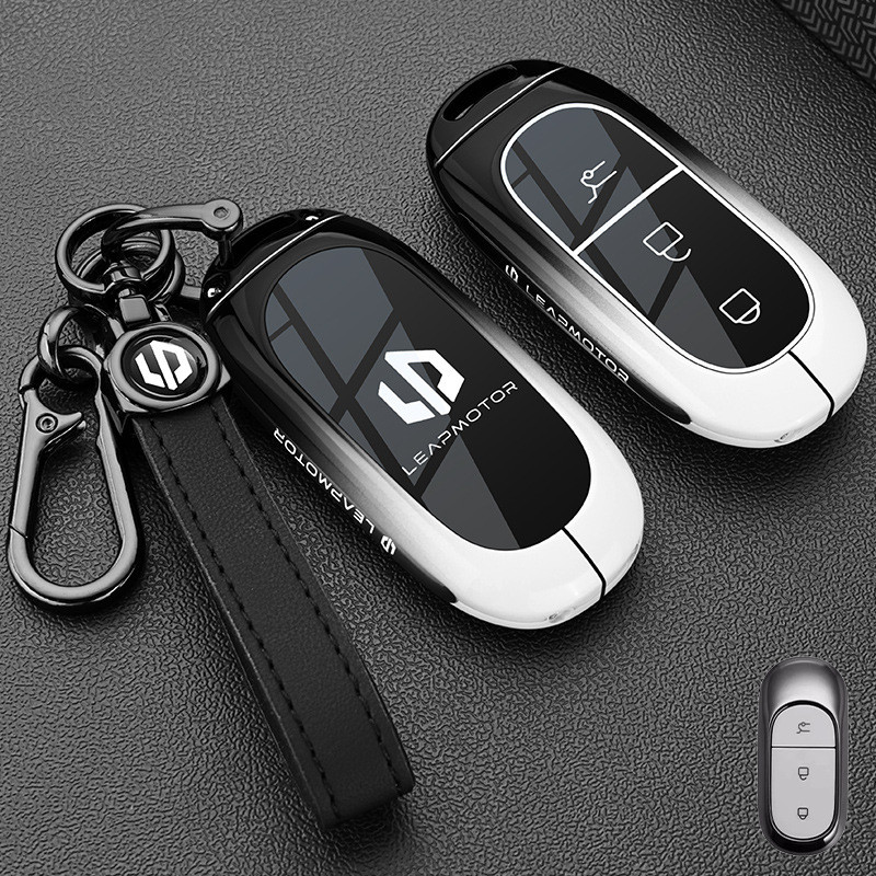 Applicable 2026Style Leapmotor Key cover c16 Car 25Style Leapmotor c10 Dedicated B10 Metal card holder case for men