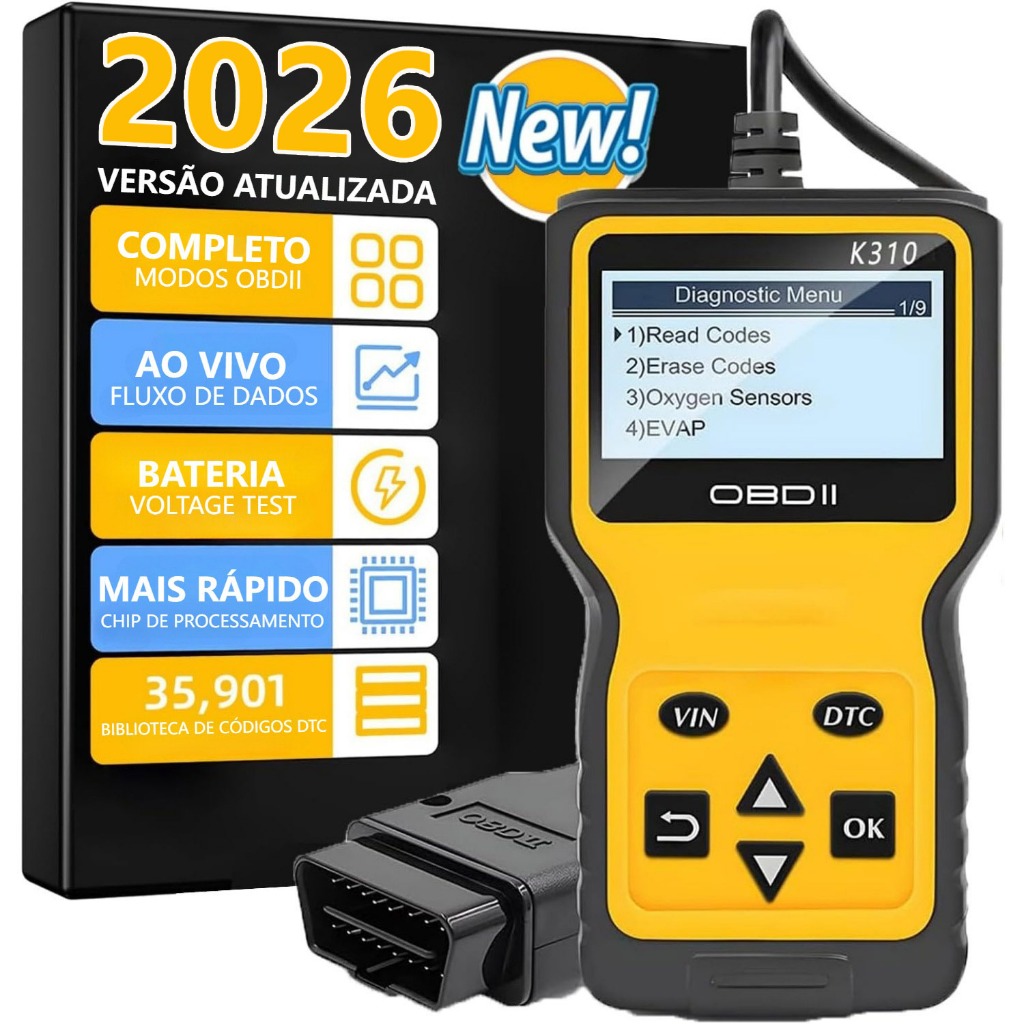 Car Scanner Automotivo Obd2 K310 For Diagnostic Tool Código  Jinpro Univer