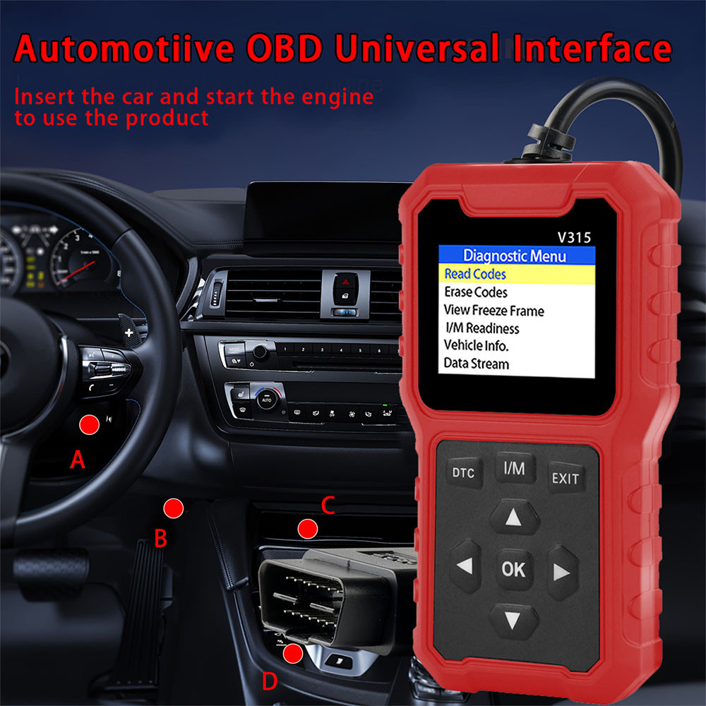 Obd2 Universal Car Diagnostic Scanner Tool Leitor De Código De Motor Para Todos Os Veículos
