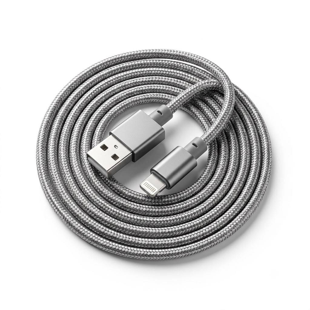 Cabo USB Lightning 3.0 1M Ultra Resistente Cloth Cable