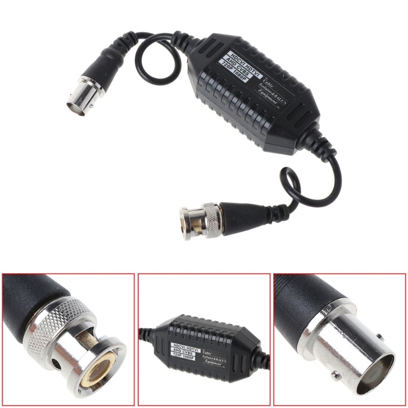 Estone Passivo BNC Para Fêmea Vídeo Ground Loop Isolador Power Necessário