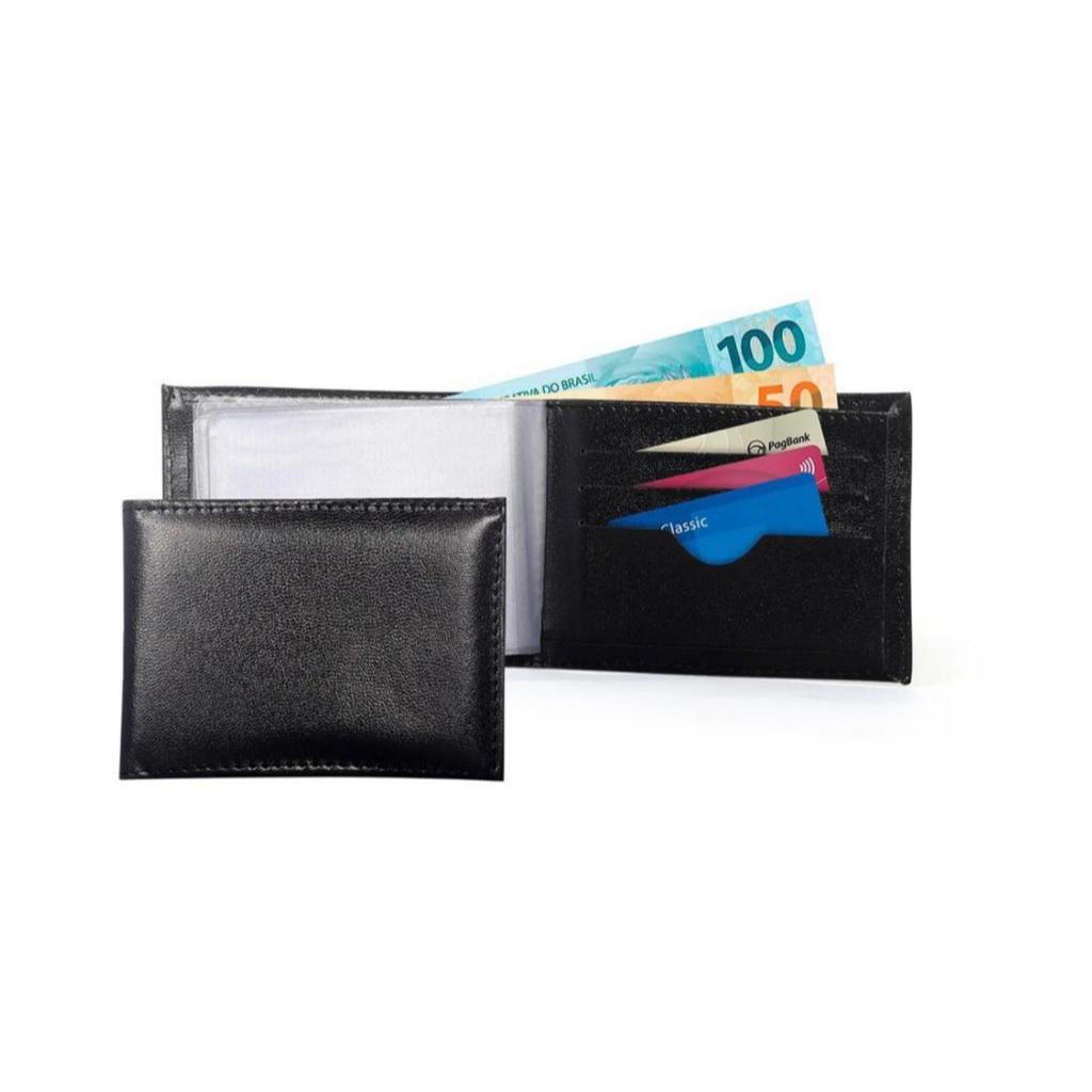 Carteira Pequena Slim Vertical Fino Acabamento Promoção Exclusiva