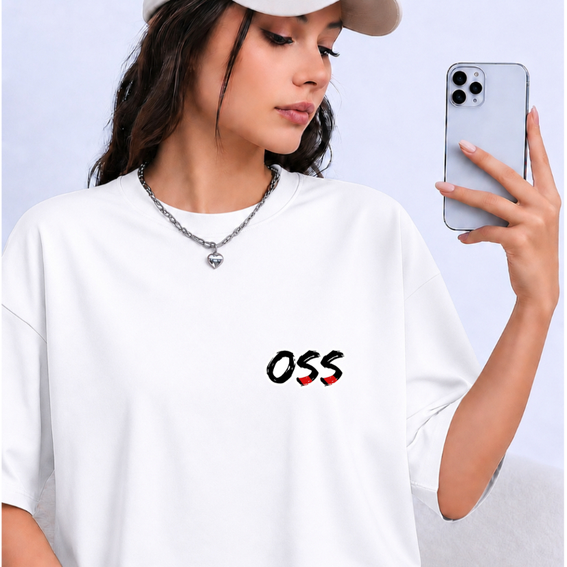 Camiseta Feminino Algodão OSS Jiu Jitsu Marrom Design Exclusivo Faixas Verticais Coloridas Estilo Urbano Macia Premium
