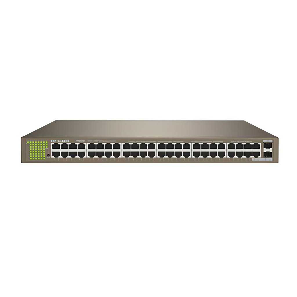 Switch 48 Portas IP-COM G1050F - Gigabit - 2 Portas SFP - 1000Mbps