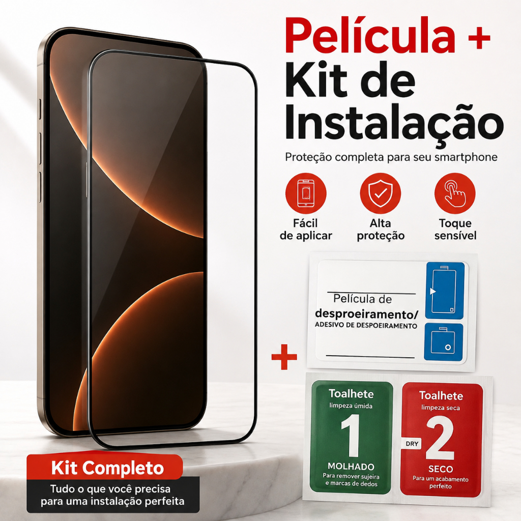 película Película Pelicula Premium 3D Vidro Temperado para Para IPhone16/iphone 16plus,/16pro e 16 pro max ñ/privacidade