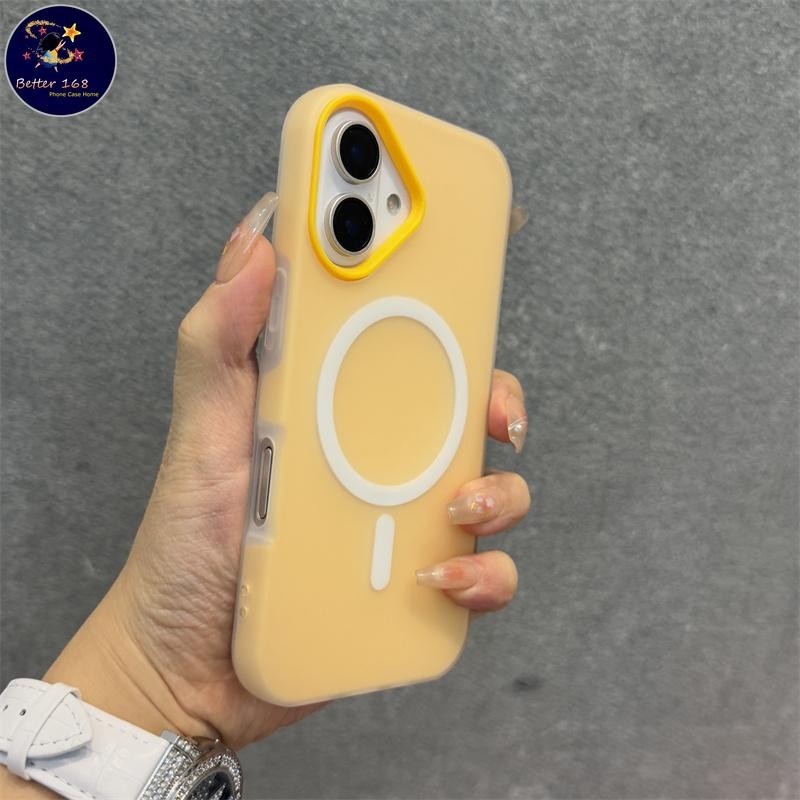 Nova Moda Três Em Um Caso De Telefone Magnético Simples Adequado Para IPhone 11 12 13 14 15 16Pro Max 16 Plus Capa Prote