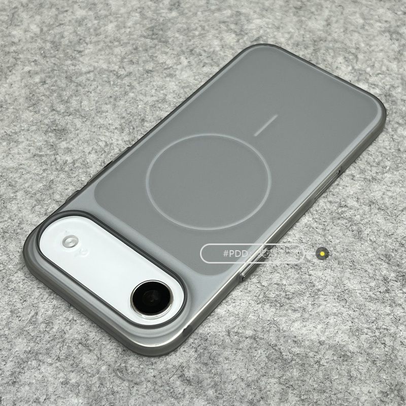 Capa para iPhone Air Phone, leve e macia, 17Promax fosca semitransparente, 16Pro capa rígida de proteção total anti-qued