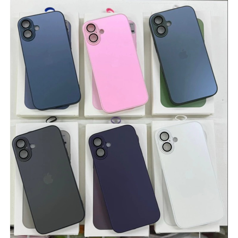Capa Capinha Case De Vidro Para IPhone 16 16PRO 16PRO MAX 15 15PRO 15PRO MAX