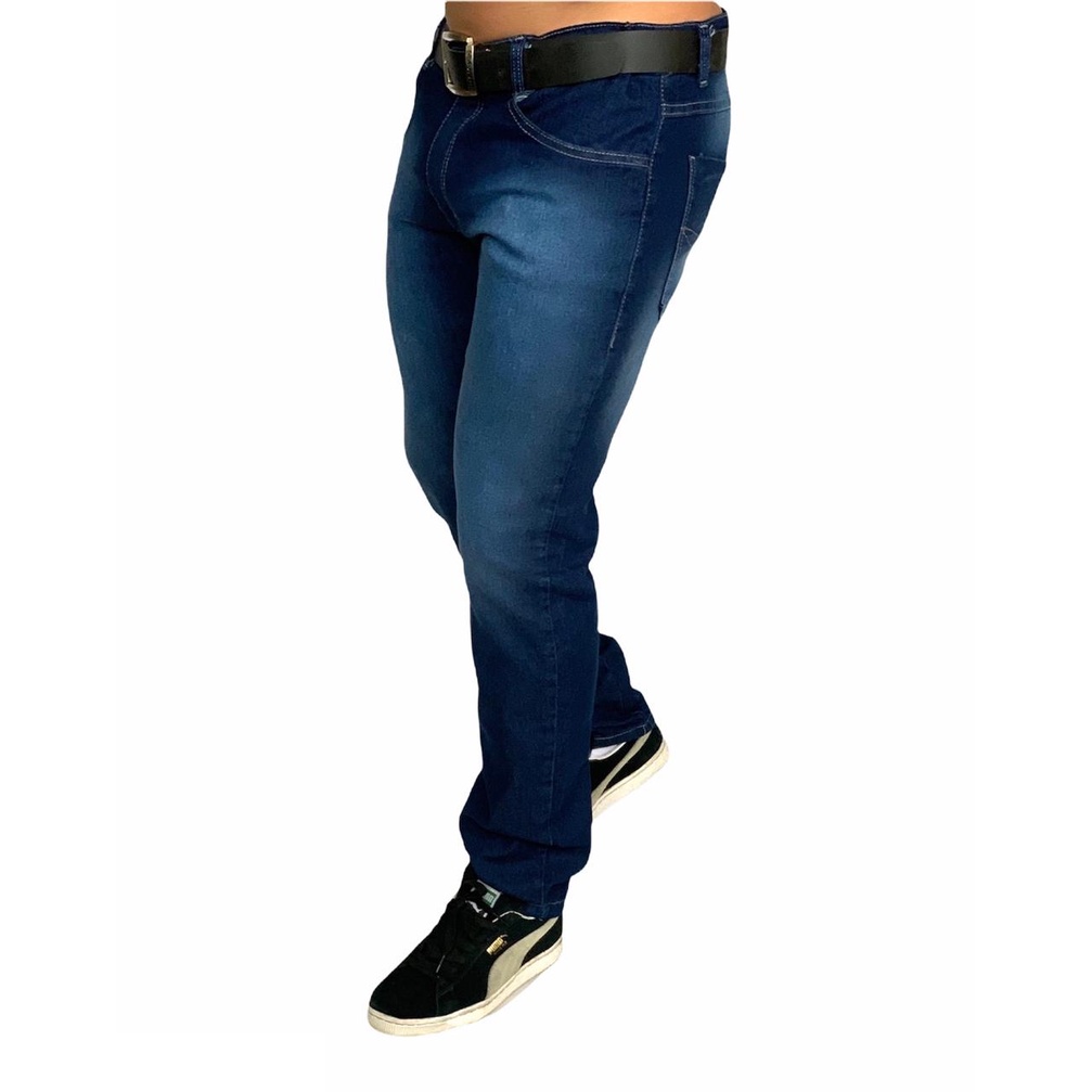 Calça Jeans Escura Masculina Básica