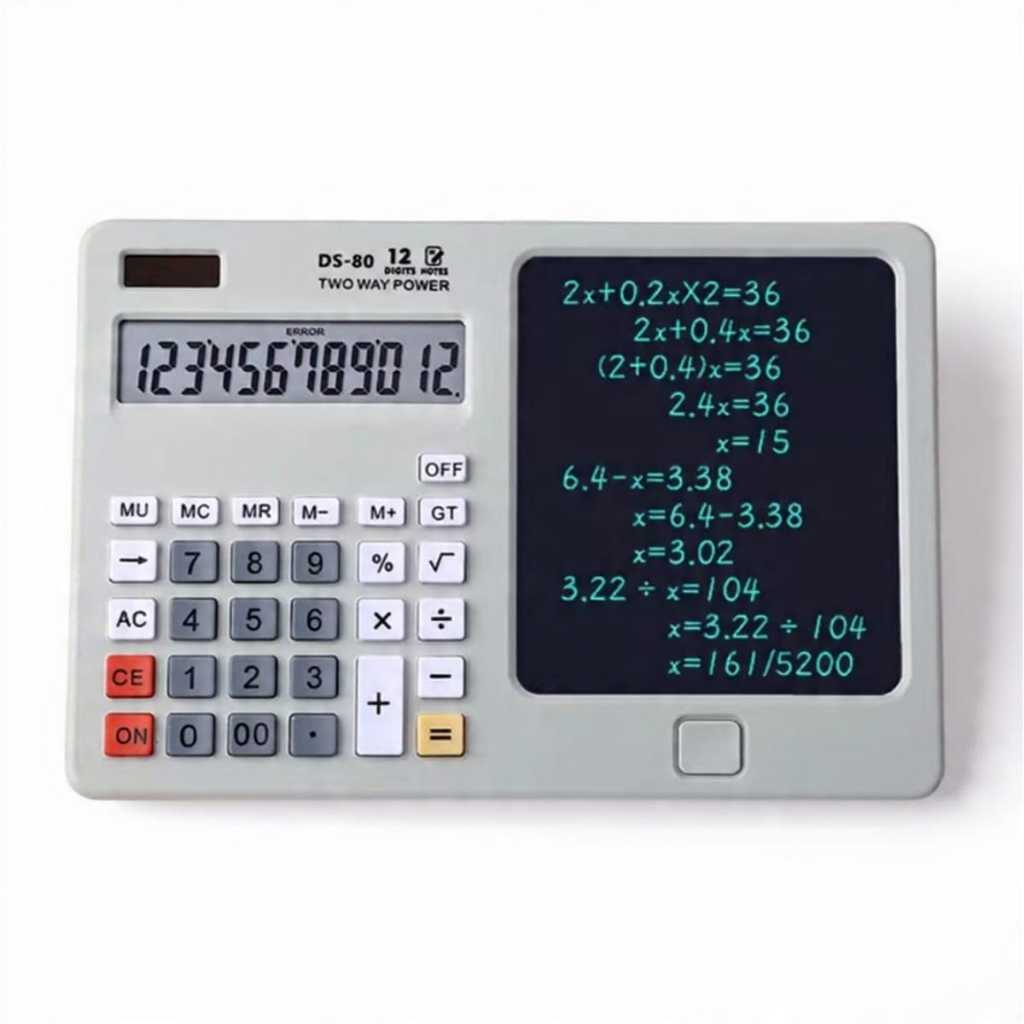✨ Calculadora Inteligente 12 Dígitos Com Lousa Mágica Digital 🖊️