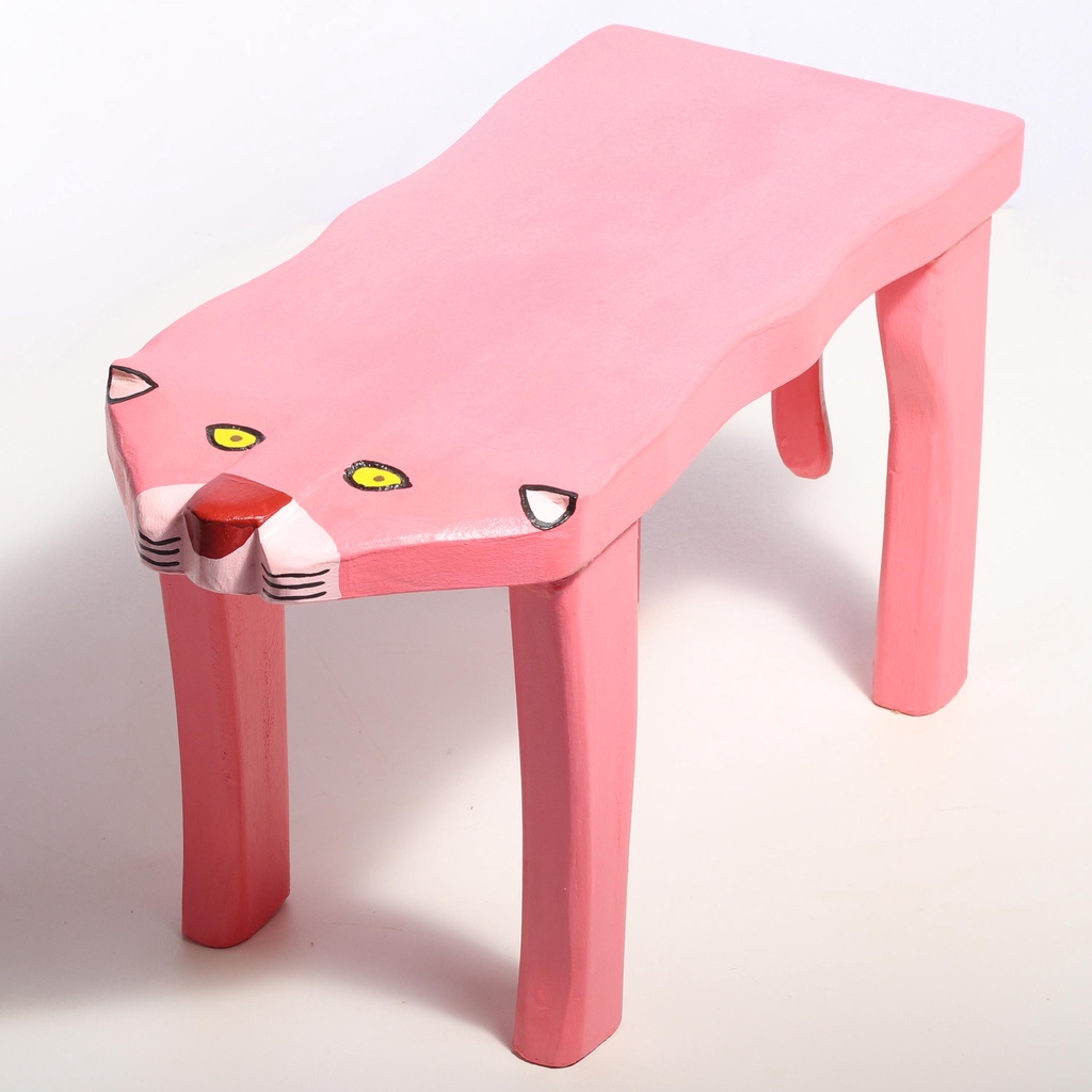 Banco Pantera Cor De Rosa  Extra Grande Lindíssimo ( Desenho De Infância )