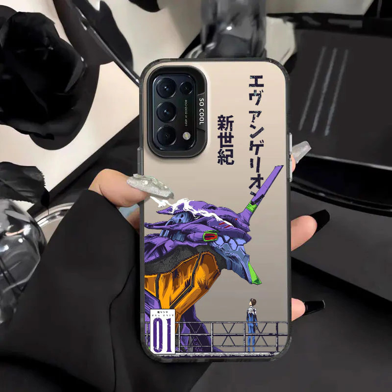 Anti-impressão digital Capinha Capa Para SAMSUNG A03 A04 4 A14 A54 S24ULTRA À Prova de Choque Evangelion
