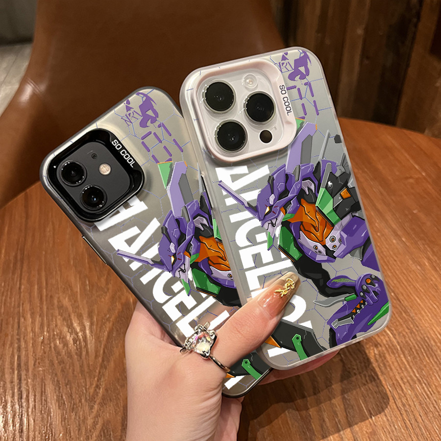 Capa para celular Evangelion Neon Genesis,Adequado para iPhone 7/11-17/X, Samsung Galaxy S21-S26, MOTO