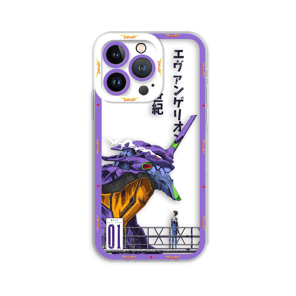 Neon Genesis Evangelion Mecha 01 02 Capa De Telefone Com Foto Personalizada Para Realme C75 C67 C65 C63 C55 C53 C35 C33