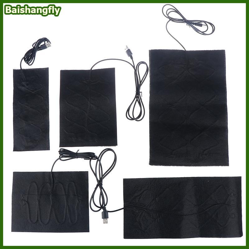 baishangfly 7 Tamanhos USB Almofadas Aquecidas De Fibra De Carbono Quente Casaco Jaet Aquecido Colete Aquecimento BHF