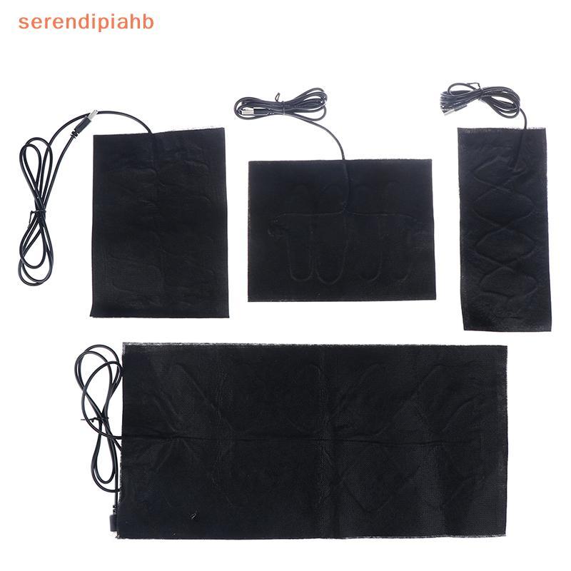 [serendipiahb] Almofadas Aquecidas De Fibra De Carbono Quente USB De 7 Tamanhos Aquecimento De Colete De Casaco Jaet Aqu