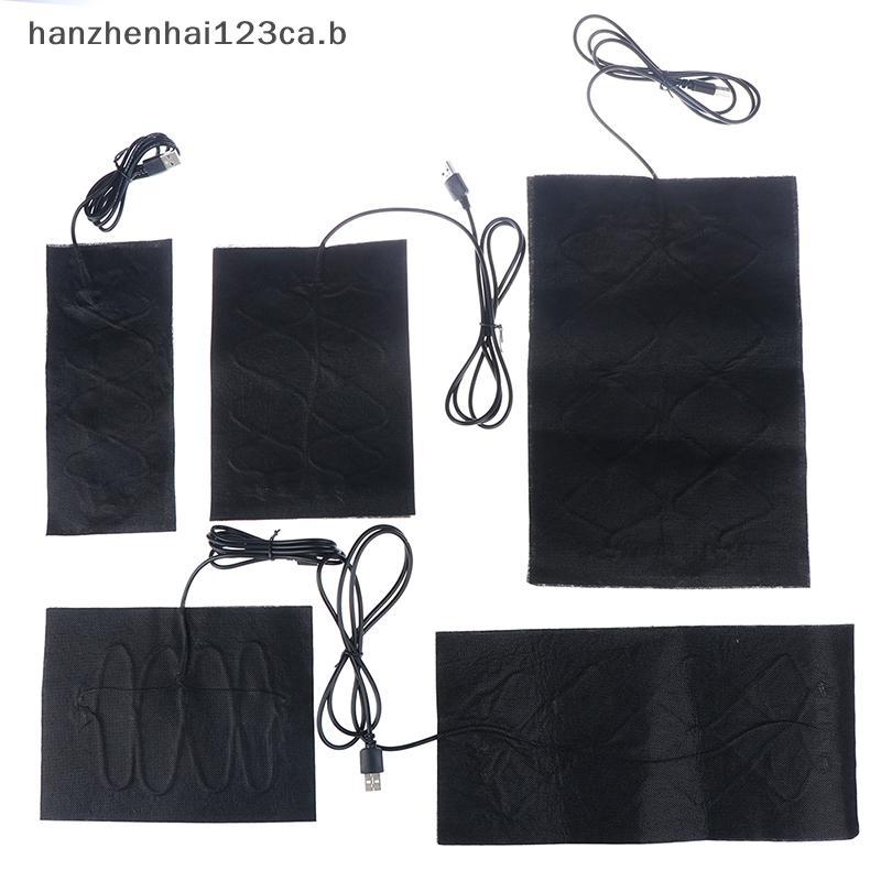 HAN 7 Tamanho USB Quente Fibra De Carbono Almofadas Aquecidas Casaco Jaet Aquecido Colete Aquecimento N