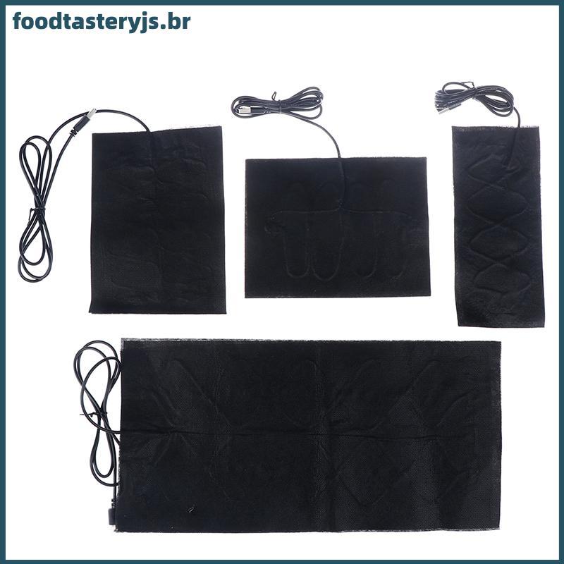 FTTJ 7 Tamanho USB Quente Fibra De Carbono Almofadas Aquecidas Jaqueta Aquecida Casaco Colete Aquecimento BR