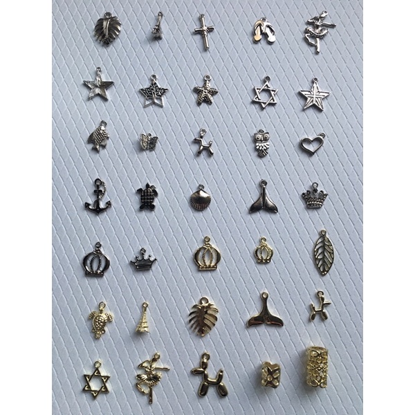 10 Pingentes para Tranças Nagô, Box Braids, Jumbo, pulseiras artesanais - Imperdível