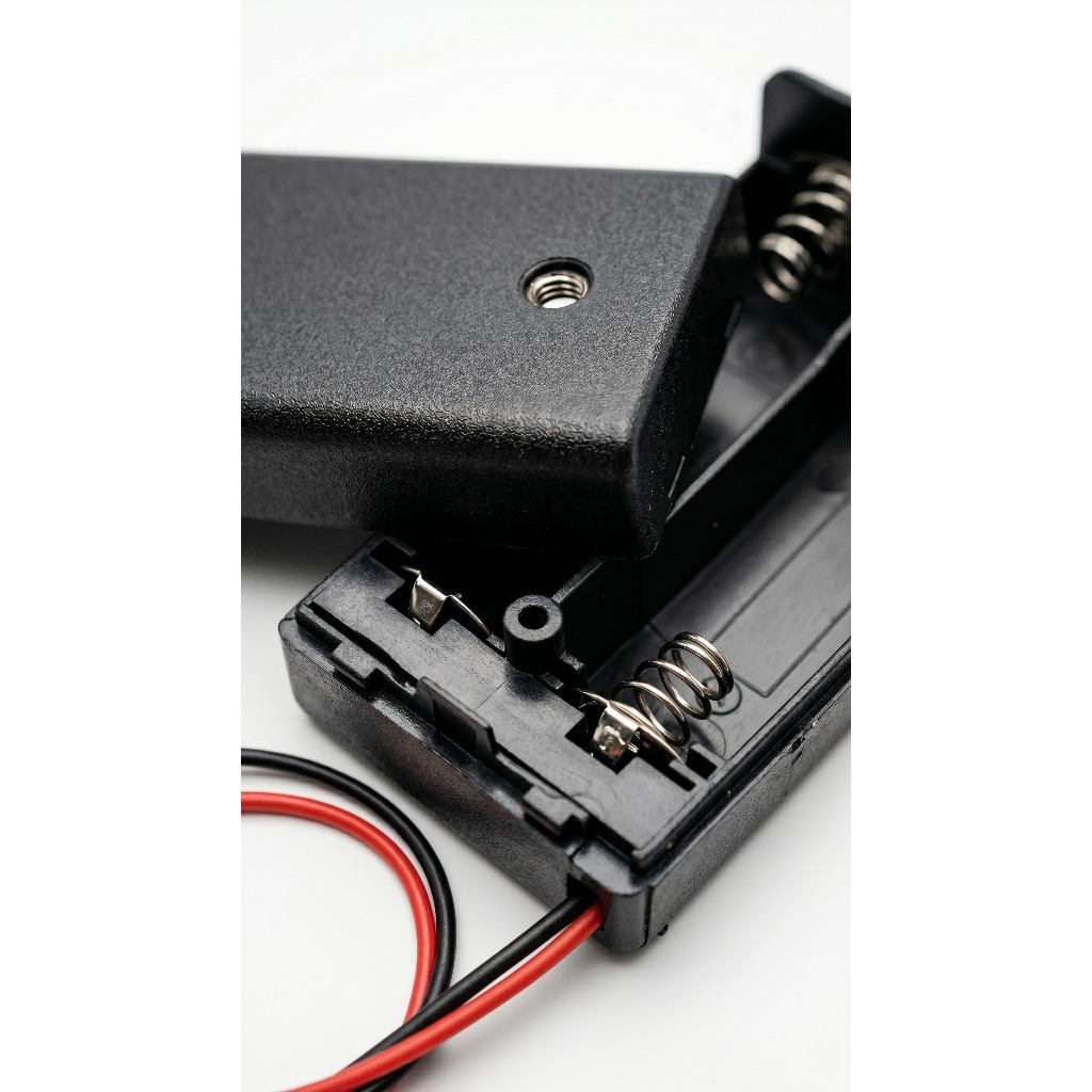 Kit Com Cases Porta Bateria AA Suporte Para Pilha Pequena Com Tampa Para Montagem DIY Kit