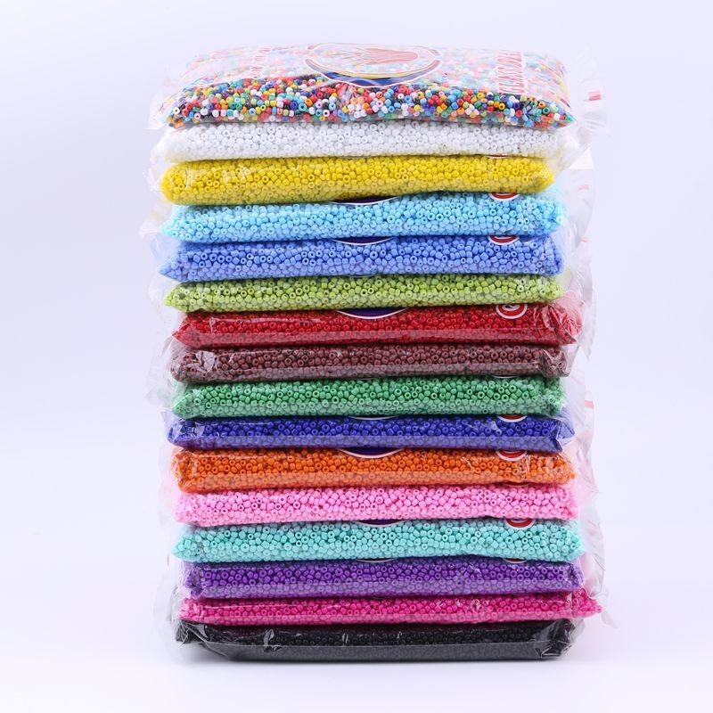 Miçanga De Vidro 6/0 500G/PCT  Aprox. 6200 Pçs  4MM para montagem pulseira e colares