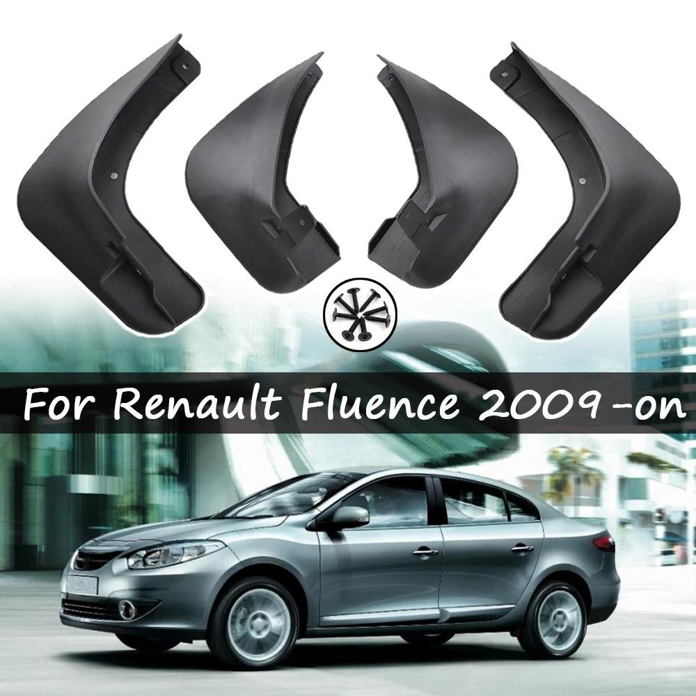 Conjunto De Abas De Lama Do Carro Para Renault Fluence SM3 2009-on Respingo Guardas-Lamas MudFlaps Fender Protetor Aleta
