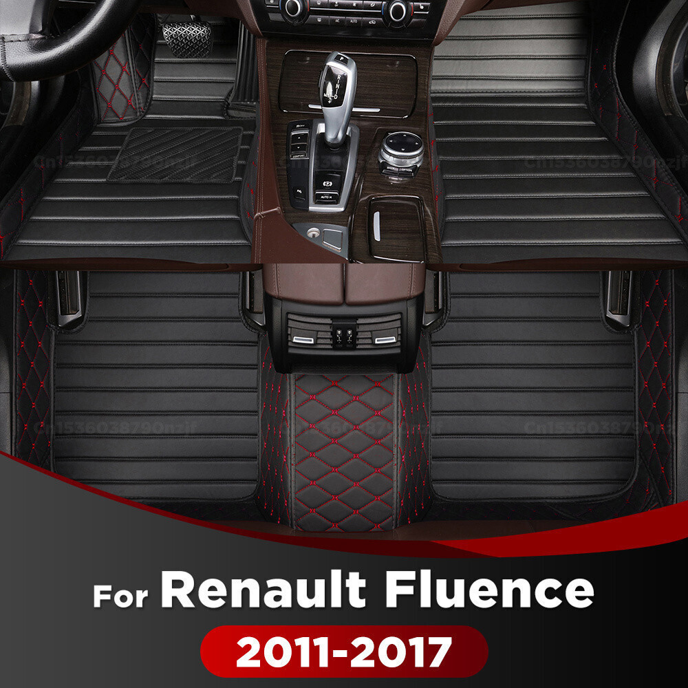 Para Renault Fluence/SM3 SE 2011-2017 16 15 14 13 12 Tapetes De Carro Personalizados Almofadas De Pé Automático Capa De