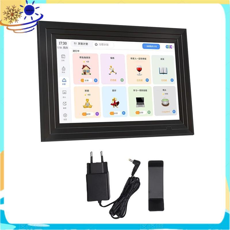 [Le's Shop] Planejador De Calendário Digital 10 Polegadas IPS Full View Tela LCD Gráfico De Tarefas De Parede Familiar C