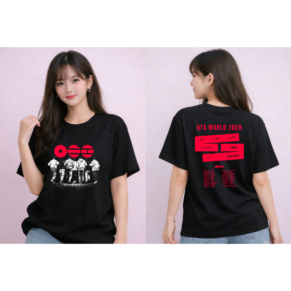 Camiseta  Infantil Unissex  Lançamento  COMEBACK Bts-Kpop Tour 2026 (100% Algodão)