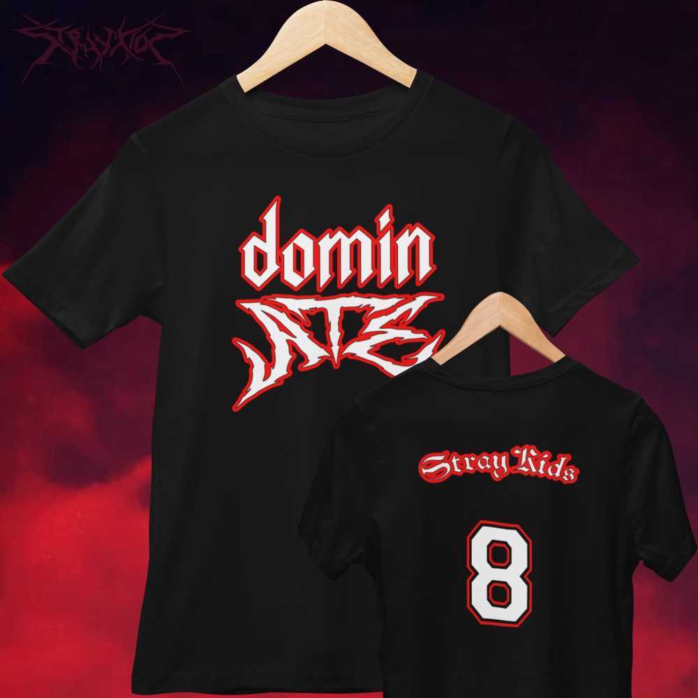 Camiseta Camisa Stray Kids Dominate World Tour Kpop - promoção