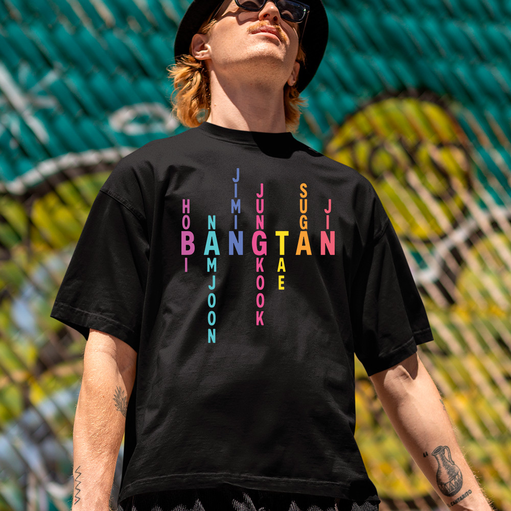 Camisa Camiseta Bts Kpop Bangtan Army turne tour Vintage Estilosa em algodao Unissex