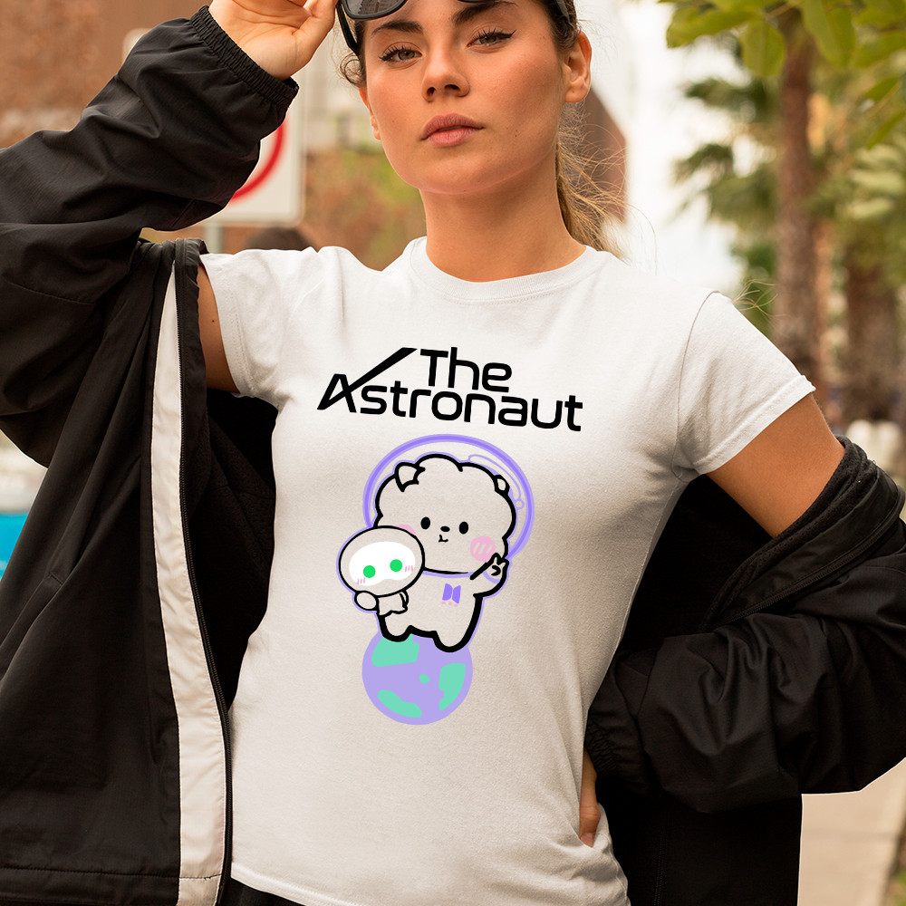 Camisa Camiseta The Astronaut Bts turne Kpop tour Army estilosa em algodao Unissex