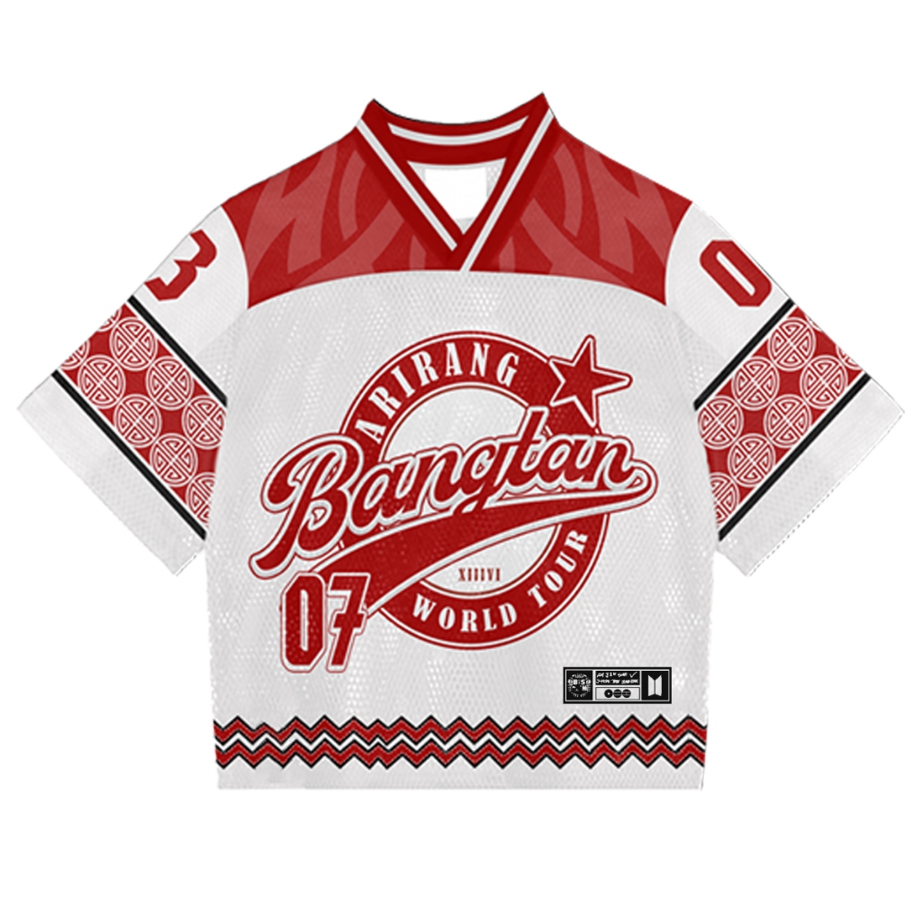 KPOP BTS 2026 BANGTAN WORLD TOUR ARIRANG Merch Jersey Camiseta Vintage Unissex Tshirt BTS