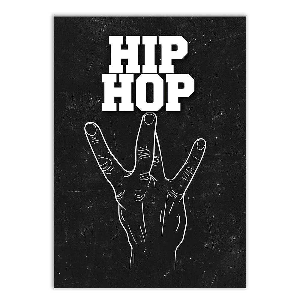 Placa Quadro Decorativo Hip Hop Sinal West Side Rap Trap Poster Quarto Sala