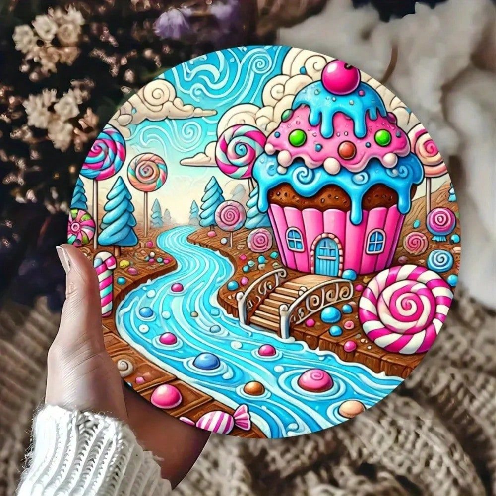 Oláyoung Decoração De Arte De Parede De Metal Para Cozinha De Quarto De Café , Presente De Sinal Plano À Prova De Ferrug