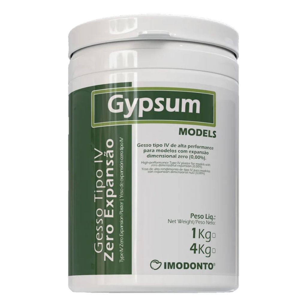 GESSO ESPECIAL GYPSUM MODELS ZERO EXPANSAO 1KG PEROLA