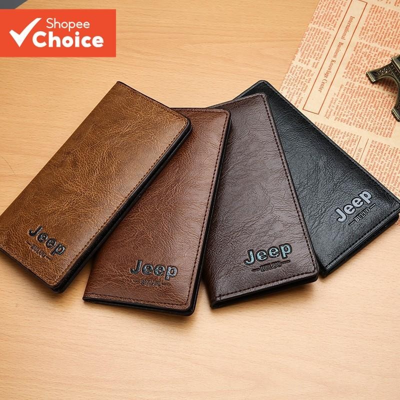 Carteira Masculina Pu Leather Multi Card Funcional Grande Porta-Cartões De Passaporte