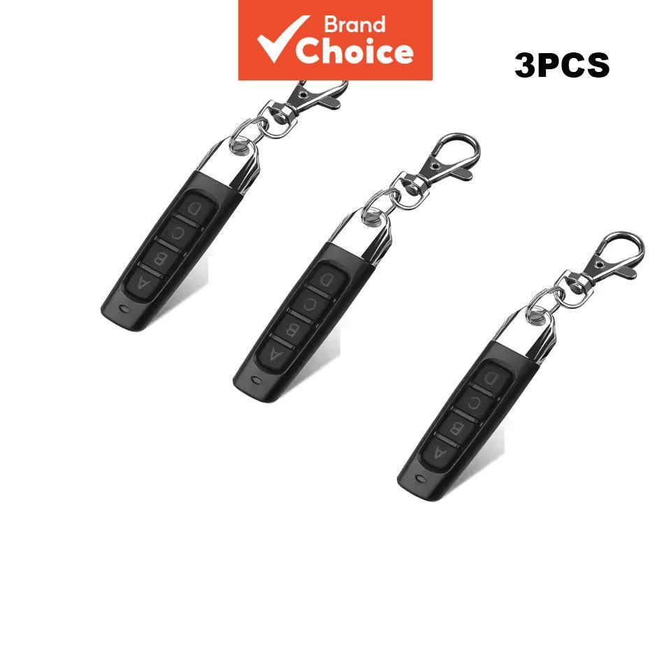 Controlador de Clone de Controle Remoto de Portão de Garagem 433MHz, Duplicador de Chaveiro, Conjunto com 3 Peças