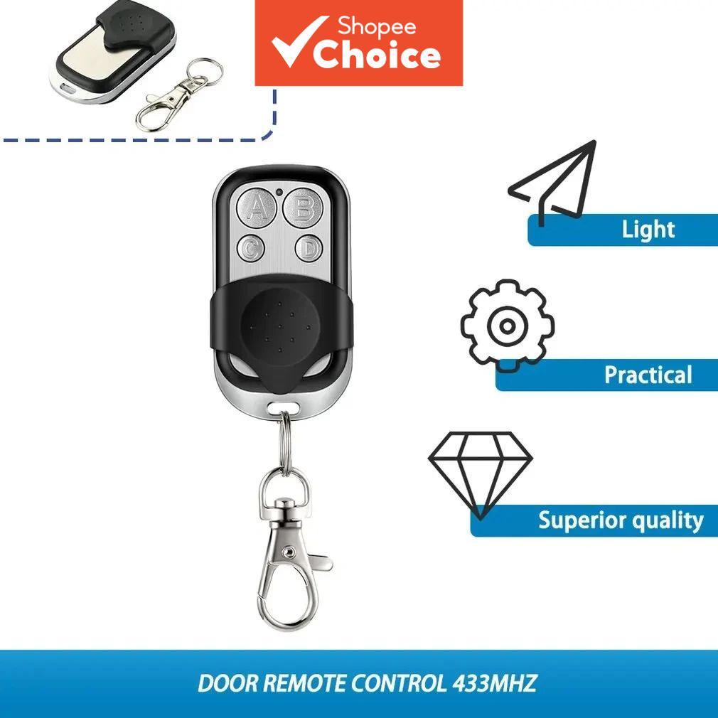 Kit de Controle Remoto para Porta de Garagem AXUS 2-5 Unidades 433MHz Transmissor de Portão Sem Fio RF Chave Clone