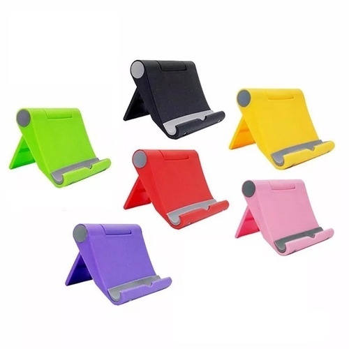 Kit 5 Suporte De Mesa Base Apoio Celular Tablet Ajustável
