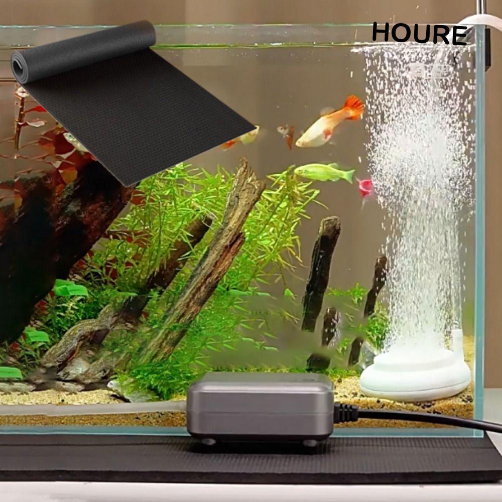 Tapete De Nivelamento Para Aquário HOURE , Preto Tanque De Peixes Com Absorção De Choque Antiderrapante
